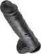 Pipedream - King Cock Realistische Dildo met Ballen en Zuignap - 28 cm - Bruin