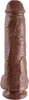 Pipedream King Cock Realistische Dildo met Ballen en Zuignap - 28 cm - Bruin