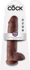 Pipedream King Cock Realistische Dildo met Ballen en Zuignap - 28 cm - Bruin