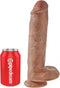 Pipedream - King Cock Realistische Dildo met Ballen en Zuignap - 28 cm - Bruin