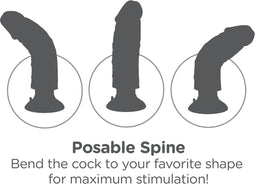 Pipedream - King Cock - Vibrating Cock with Balls - 9 Inch - Flesh