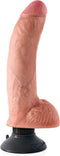 Pipedream - King Cock - Vibrating Cock with Balls - 9 Inch - Flesh