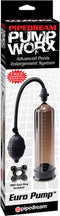Pipedream Pump Worx penispomp Euro Pump zwart,bruin - 8,66 inch