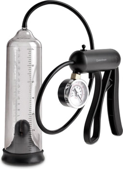 Pipedream - Pump Worx Pro-Gauge Power Pump - Pumps Penis Transparant
