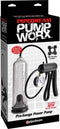 Pipedream - Pump Worx Pro-Gauge Power Pump - Pumps Penis Transparant
