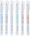 Top Write Pen Dubbele Line - 2 x 0.5 mm. - Meerkleurig - 6 Stuks
