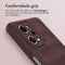 imoshion Hoesje - Geschikt voor Xiaomi Redmi Note 12 Pro - EasyGrip Backcover - Aubergine