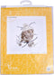 Thea Gouverneur - Borduurpakket met telpatroon - 743A - Voorgesorteerde DMC Garens - Whoo..Whoo..It's Winter - Aida - 31 cm x 30 cm - DIY Kit