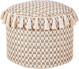 PIRAK - Poef - Beige - Wicker