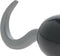 Piratenhaak verkleed accesoires - piraten speelgoed - kunststof - 19 cm - kapitein haak voor aan arm/hand - kind/volwassenen