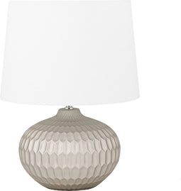 PIRITA - Tafellamp - Wit - Keramiek