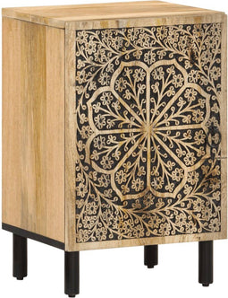 vidaXL - Badkamerkast - 38x33x58 - cm - massief - mangohout