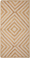 PIRLI - Laagpolig vloerkleed - Beige - 80 x 150 cm - Katoen