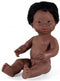 Miniland Babypop Afrikaanse jongen Down 38cm