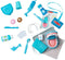 Melissa & Doug Tandarts speelset - 25-delig - Trillend gereedschap - Neptanden (25-delig)