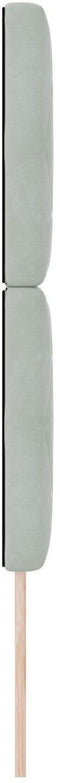 vidaXL - Hoofdbord - Kristalknop - Tufted - Licht - Grijs - 80 - cm - Fluweel