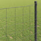 vidaXL - Euro - Hek - Grijs - 0.6x25 - m - Staal