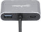 Manhattan 130691 - USB-C naar HDMI & VGA 4-in-1 Dockingstation - 4K@30Hz dual-video-uitvoer - Aluminium