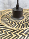 GOOD&MOJO Hanglamp Bali - Bamboe/Zwart - Ø60cm - Scandinavisch,Bohemian - Hanglampen Eetkamer, Slaapkamer, Woonkamer