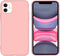 iMoshion Hoesje Geschikt voor iPhone 11 Hoesje Siliconen - iMoshion Color Backcover - Roze