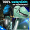 Nextcover 3in1 Fietstas - Waterdichte Rugzak Schoudertas 25L - PVC vrij Mint