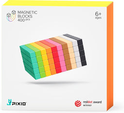 Pixio Magnetic Blocks | 10 kleuren | 400 blokken