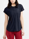 Craft Core Charge Rib Tee Dames - Sportshirt - Korte mouw - Zwart - M