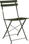 vidaXL - Vouwbare - tuinzetels - 2 - stuks - Donkergroen - Staal