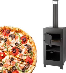 Pizza oven voor buiten Inclusief pizza steen Gegarandeerd een krokante pizza bodem met deze pizzaoven / terraskachel Esschert Design