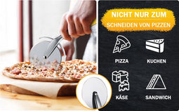 Pizza snijder - proffessioneel en premium kwaliteit - RVS - Pizzasnijderroller