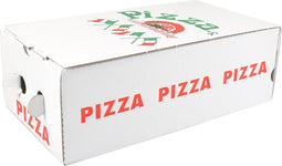 Pizzadoos Pizzabox - golfkarton - 280x80x70 mm - calzone - wit - 200 stuks