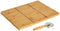Pizzasnijder Natuurlijk Bamboe – 40 x 30 x 1,5 cm – Snijplank