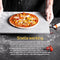 Pizzasteen BBQ oven - lava van vulkaan Etna - Barbecue accessoires - Pizzaplaat - Made in Italy - Broodbaksteen - 30x38x1.1 - VDN