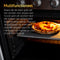 Pizzasteen BBQ oven - lava van vulkaan Etna - Barbecue accessoires - Pizzaplaat - Made in Italy - Broodbaksteen - 30x38x1.1 - VDN