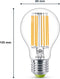Philips LED lamp Transparant - 60 W - E27 - warmwit licht - 2-pack - Bespaar op energiekosten