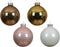 Kerstballen glas d8 cm multi 16st