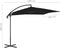vidaXL - Zweefparasol - met - stalen - paal - 250x250 - cm - zwart