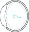 iMoshion Bandje Geschikt voor Oppo Watch 41 mm - iMoshion Siliconen bandje - Wit