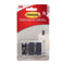 Command™ Spring Clip 17089S Slate 3Clips+4 clear S/PK 12PK/CS