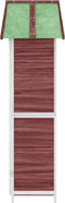 vidaXL - Tuinschuur - 89x52,5x175 - cm - massief - grenenhout - mokkakleurig