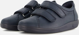 ECCO SOFT 2.0 - Wandelschoenen - Premium volnerfleer - Blauw - 42