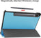3-Vouw sleepcover hoes - Geschikt voor Samsung Galaxy Tab S7 / Tab S8 - Lichtblauw