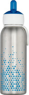 Mepal isoleerfles flip-up Campus – 350 ml – 12 uur koud / 9 uur warm – Drinkfles met rietje voor kinderen – Blue