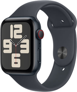 Apple Watch SE (2024) - Smartwatch - GPS + Cellular 44mm - Zwart