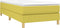 vidaXL - Bedframe - stof - groen - 90x200 - cm