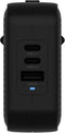 HyperJuice HJ1003BKWWGL - 3-poorts GaN oplader - 70W USB-C - Zwart