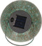 Anna's collection Solar lantaarn - turquoise - metaal - 18 x 19 cm