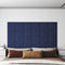 vidaXL - Wandpanelen - 12 - st - 1,08 - m² - 30x30 - cm - stof - blauw