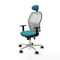 Jorquera Piqueras y Crespo 1D086N1 - Bureaustoel - Hoofdsteun - Turkoois