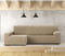 Hoes voor chaise longue met lange armleuning links Eysa JAZ Beige 180 x 120 x 360 cm
